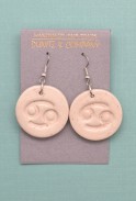 Cancer Ceramic Earrings